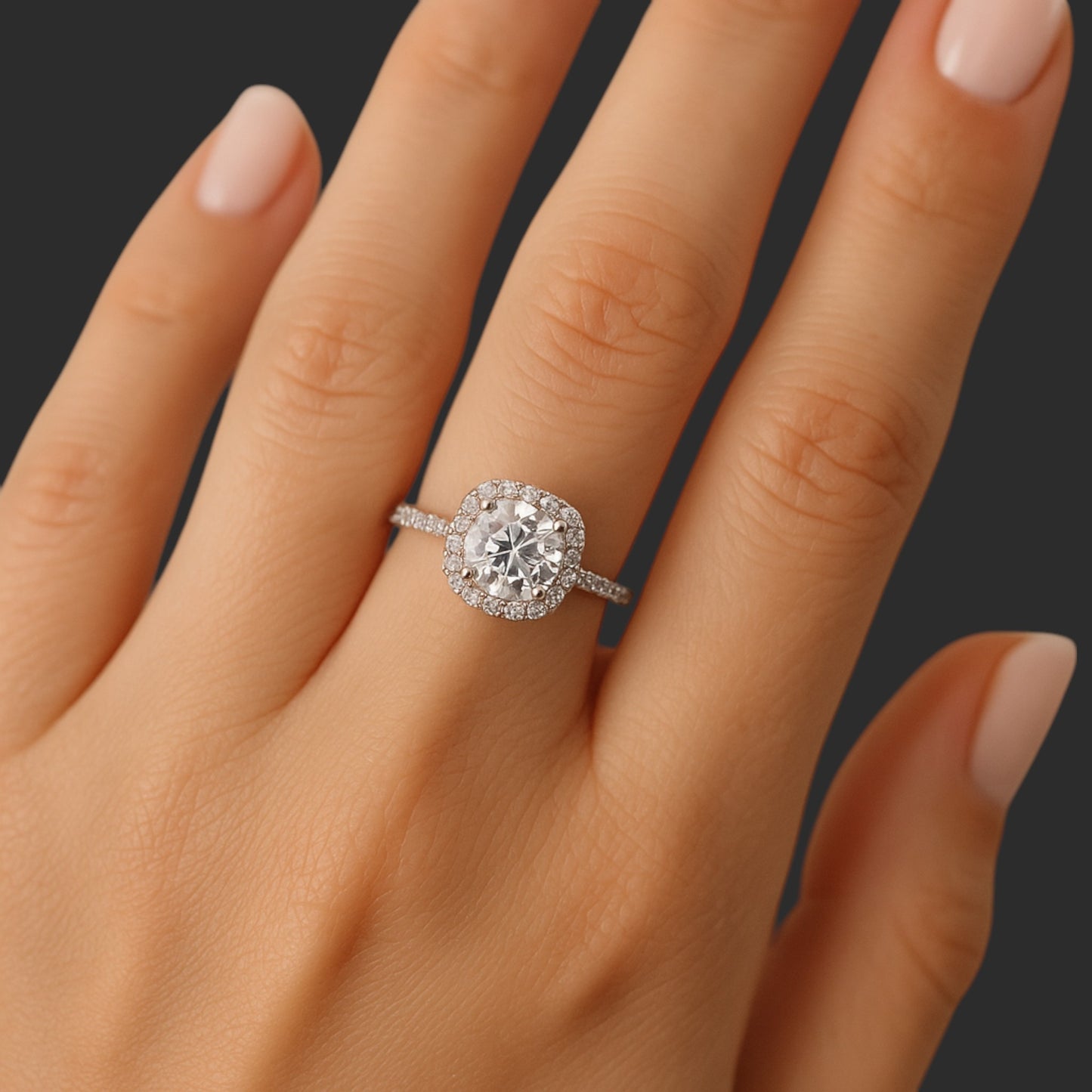 The Lyra Halo Ring