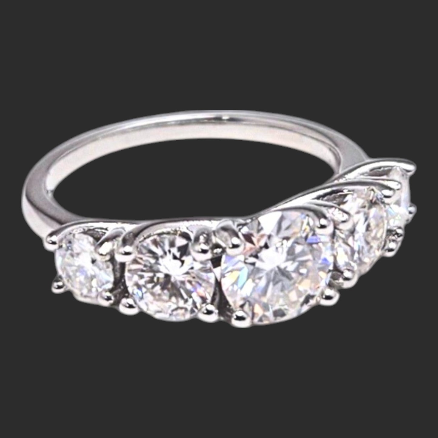 The Liora Five-Stone Ring