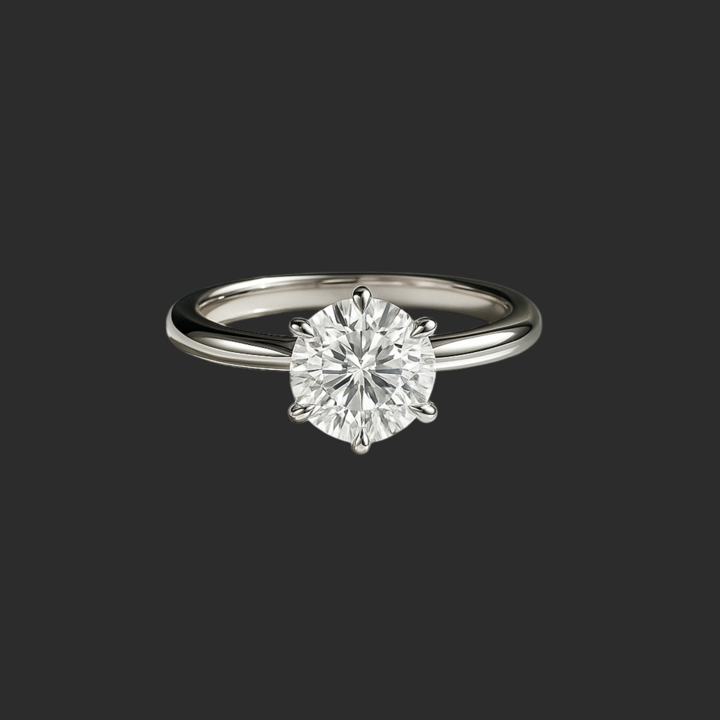 The Camille Solitaire Ring