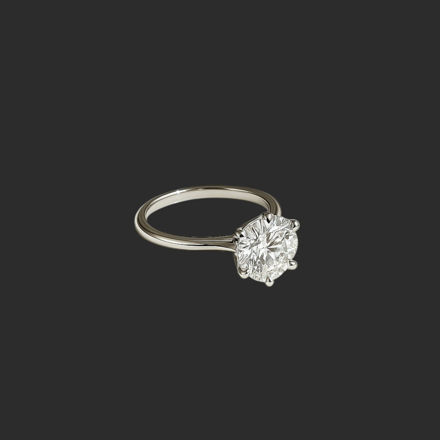 The Camille Solitaire Ring