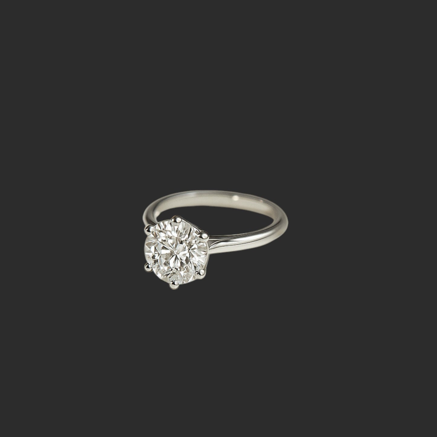 The Camille Solitaire Ring