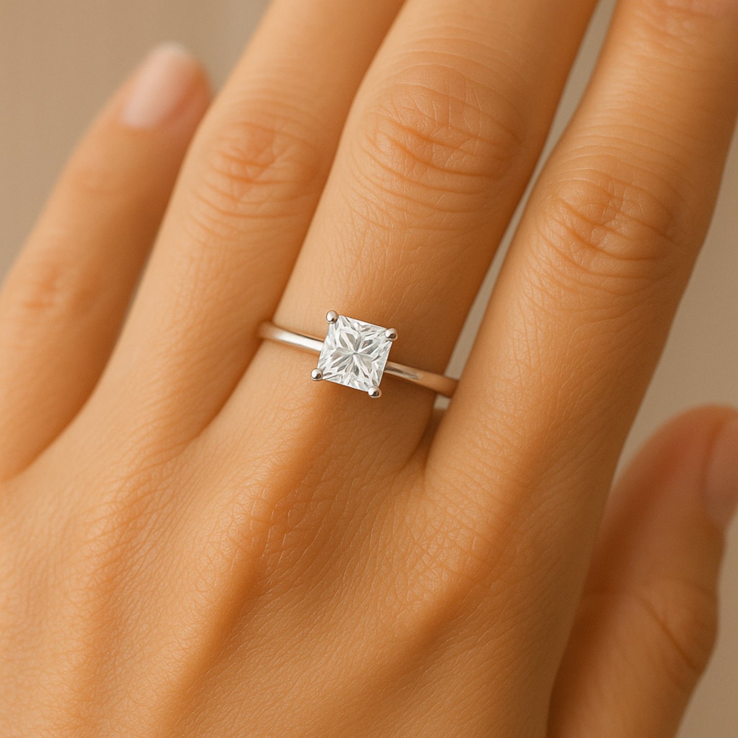The Seraphina Princess-Cut Ring