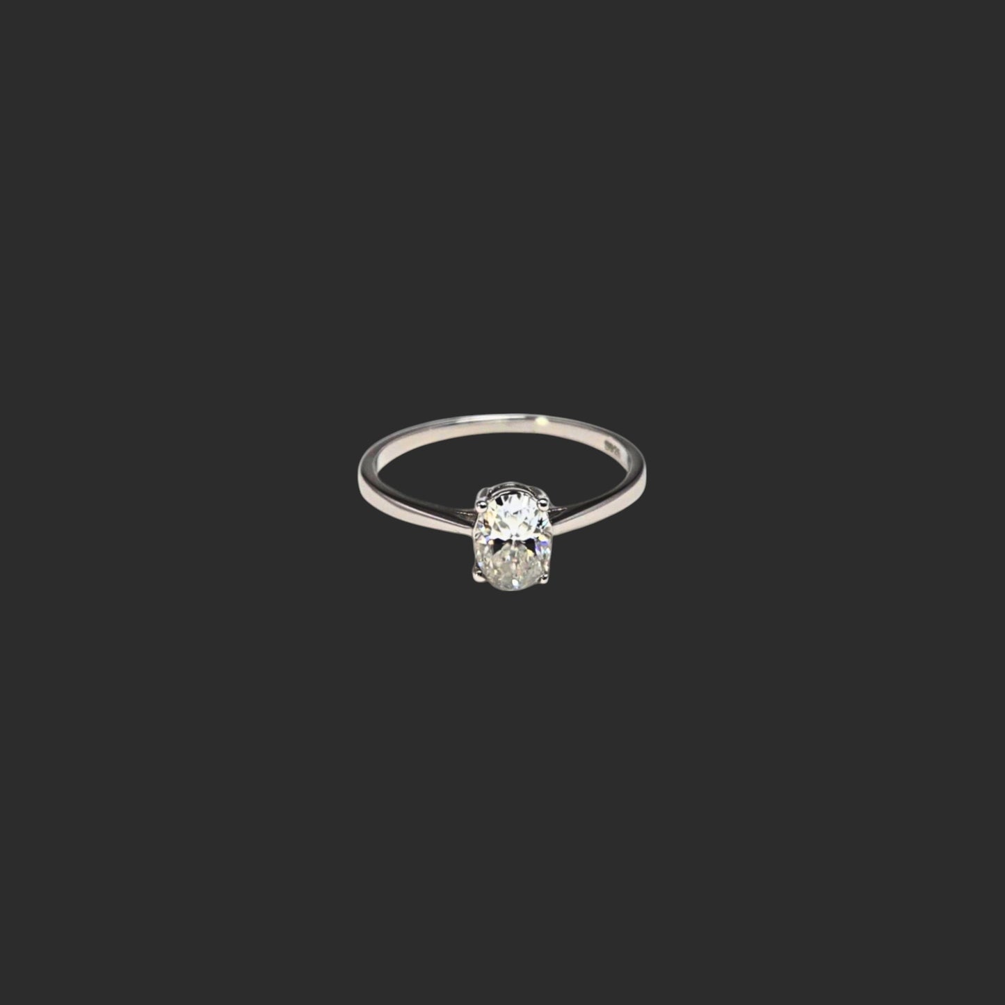 The Elara Oval Solitaire Ring