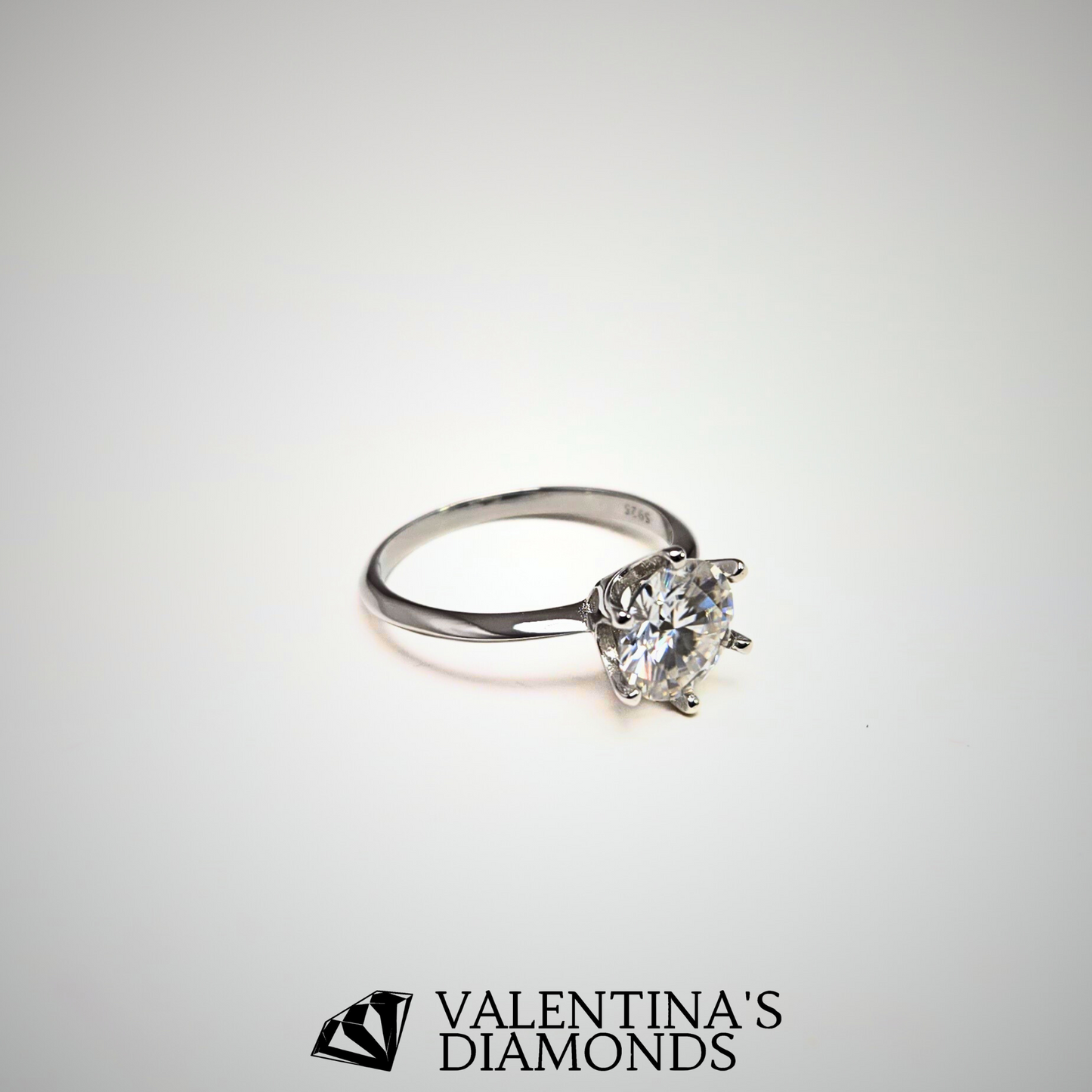 1CT/2CT/3CT Classic Elegance Solitaire Ring