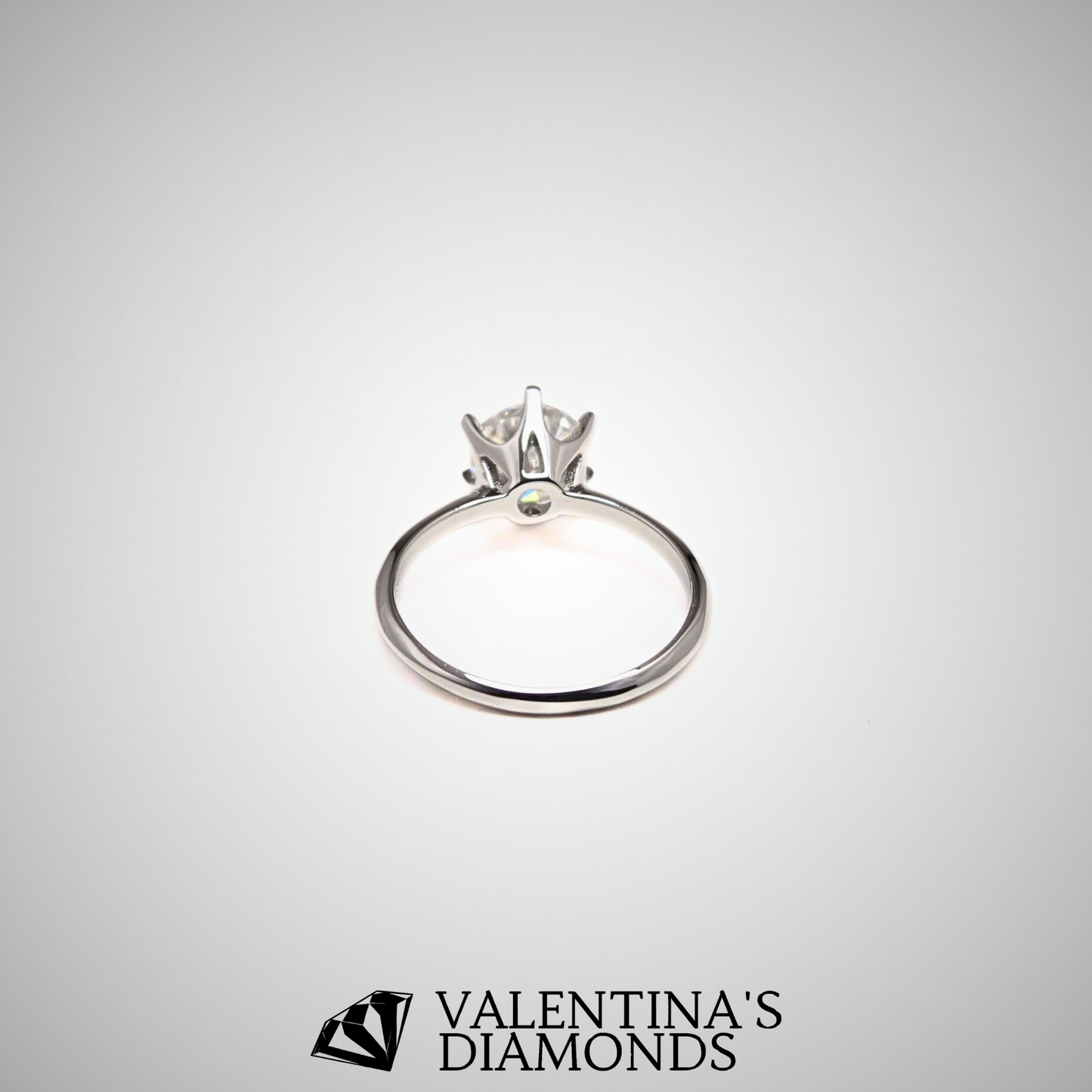 1CT/2CT/3CT Classic Elegance Solitaire Ring