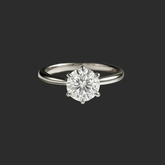 The Camille Solitaire Ring