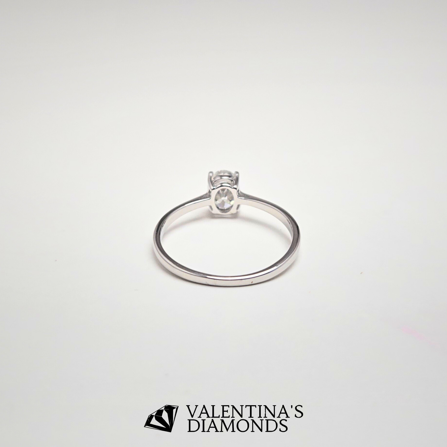 1CT Luna Oval Solitaire Ring