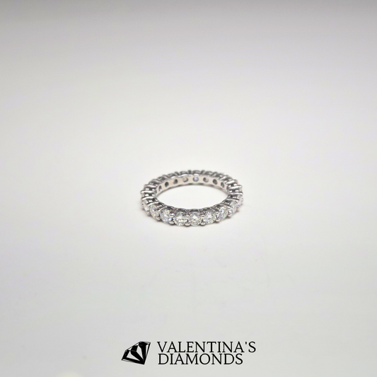 3.2CT Radiant Grandeur Eternity Band