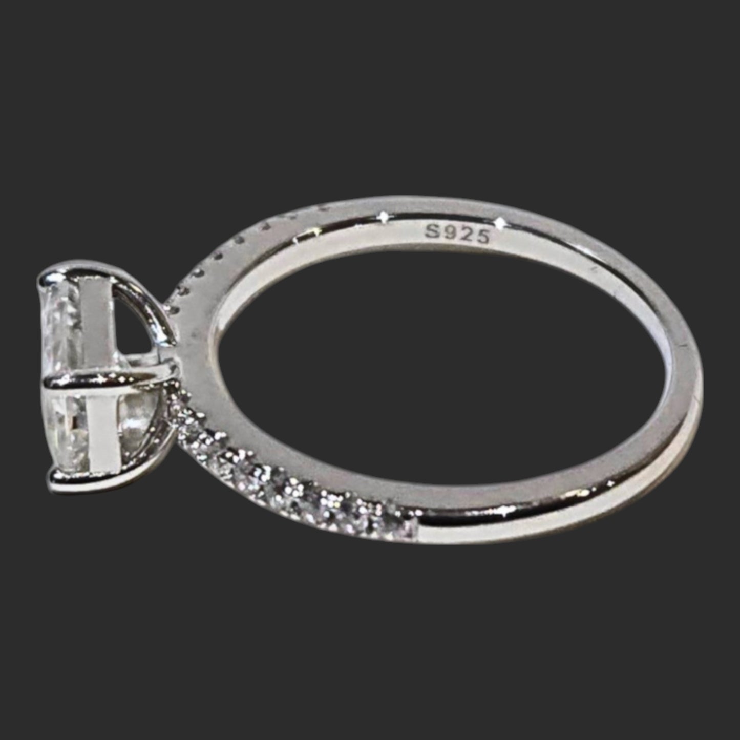 The Elara Radiant Pavé Ring