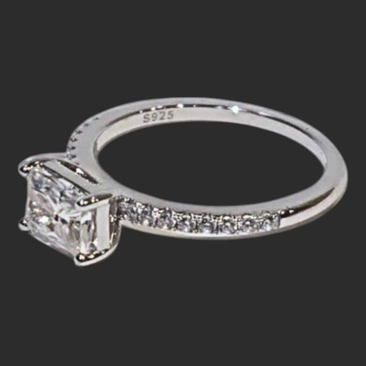 The Elara Radiant Pavé Ring