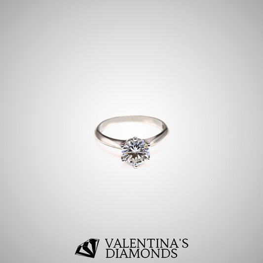 1CT Eterna Classic Solitaire Ring